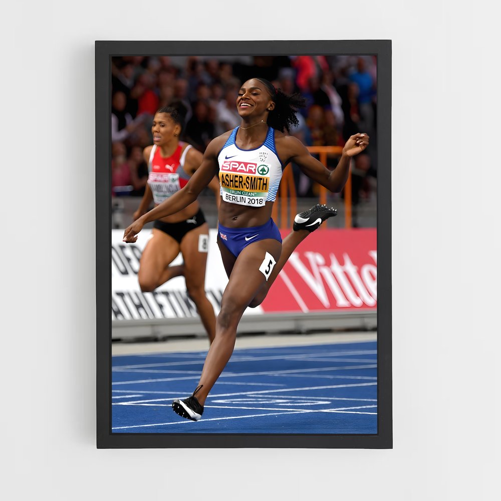 Poster Dina plein – affiche Athlétisme (vue 2)
